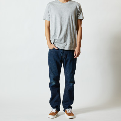 身長182cm Lサイズ 006 ミックスグレー 正面