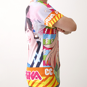 全面印刷のTシャツ画像側面2