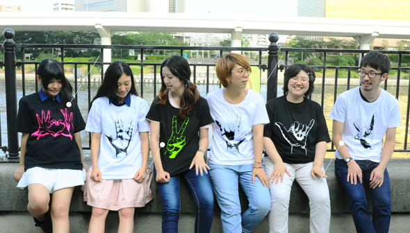 推しTeeふぁくとりーで印刷したオリジナルTシャツ